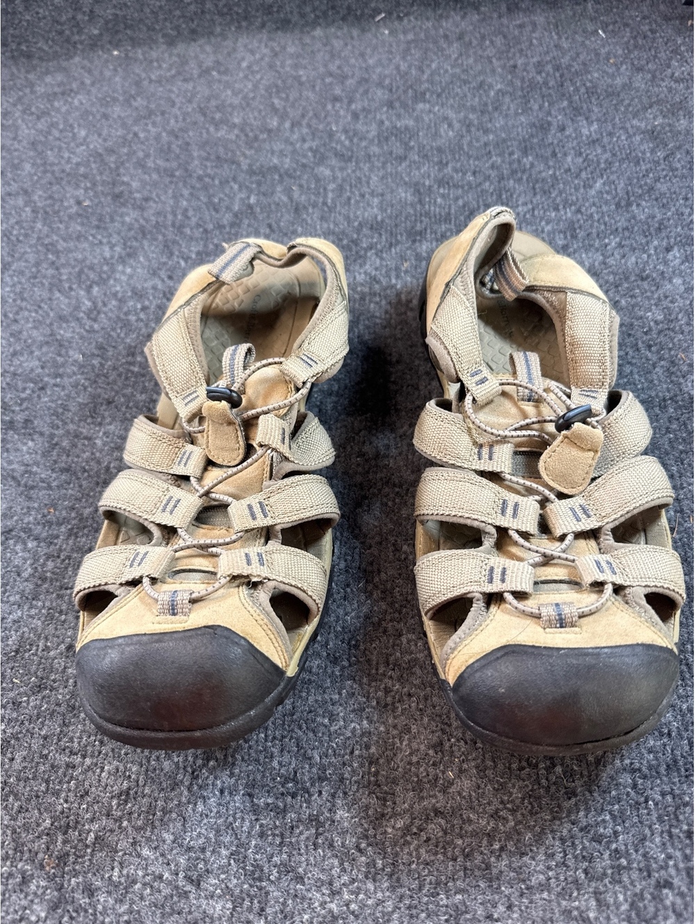 Croft & Barrow Men’s Size 11 Tan Closed Toe Fisherman Sandals Outdoor Shoes